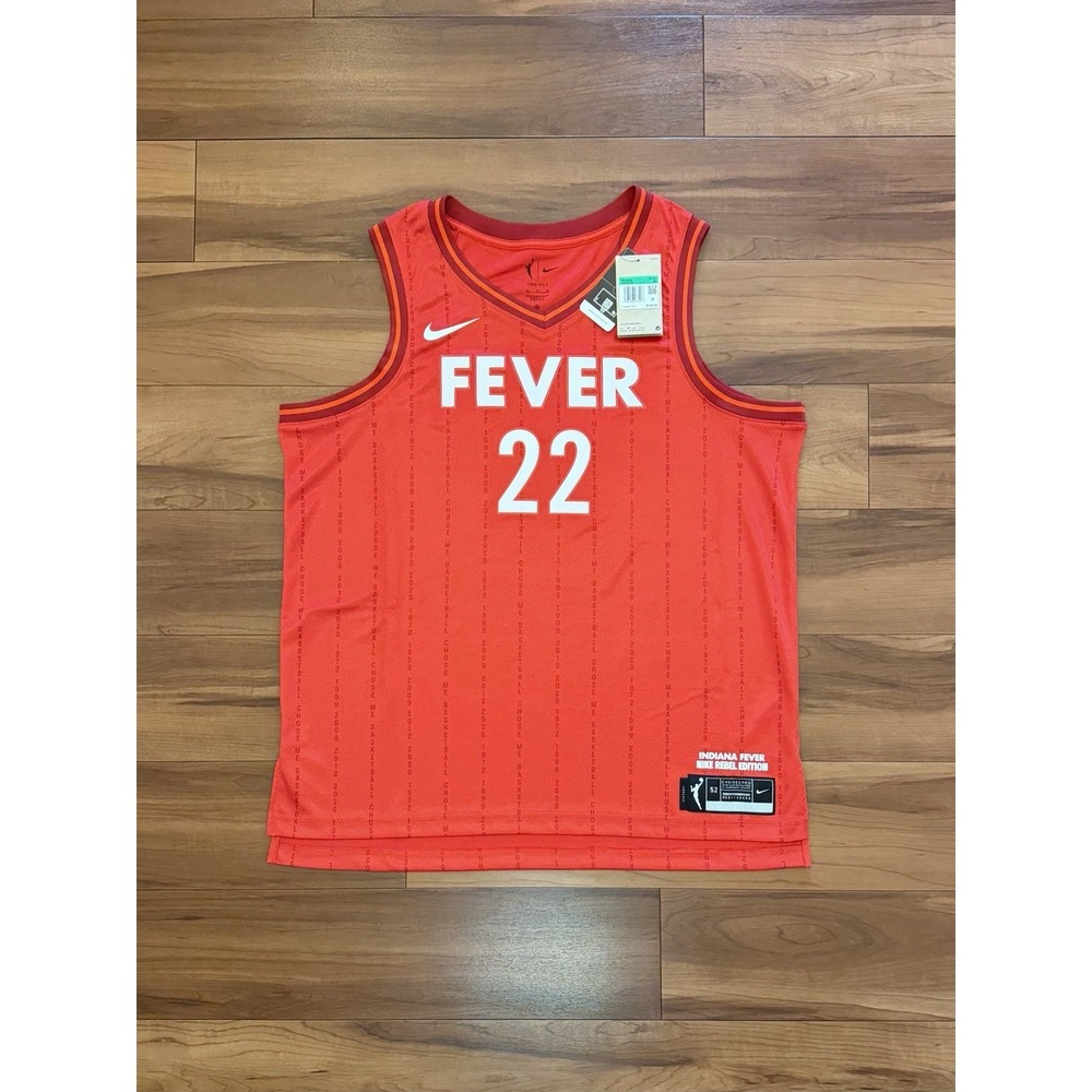 Authentic Nike Caitlin Clark Rebel Edition Indiana Fever Jersey Women's XL 52
